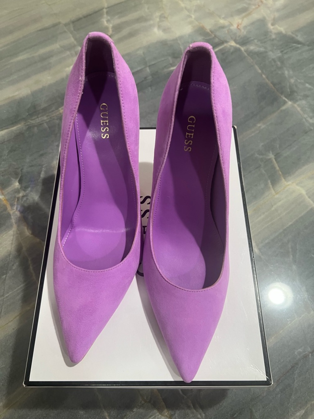 GUESS Lavender Pointed-Toe Pumps - Women's Dress Heels